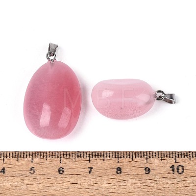 Cat Eye Pendants G-N360-07P-02-1