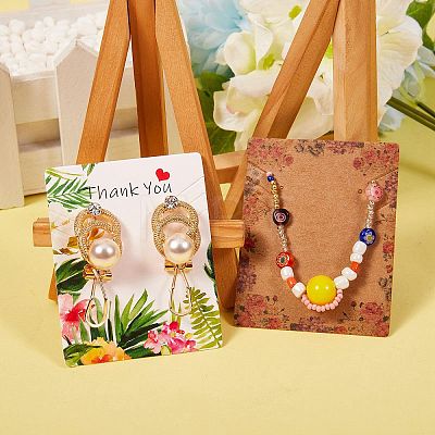 180 Pcs 6 Styles Cardboard Necklace Earring Set Display Cards CDIS-SZ0001-05-1