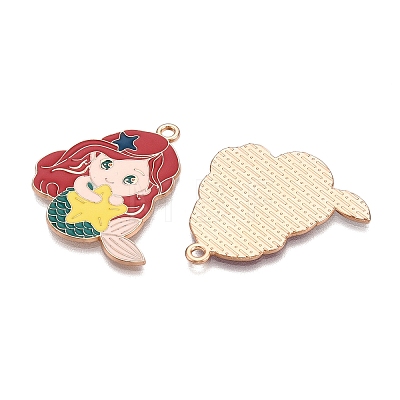 Alloy Enamel Pendants ENAM-T020-68-1