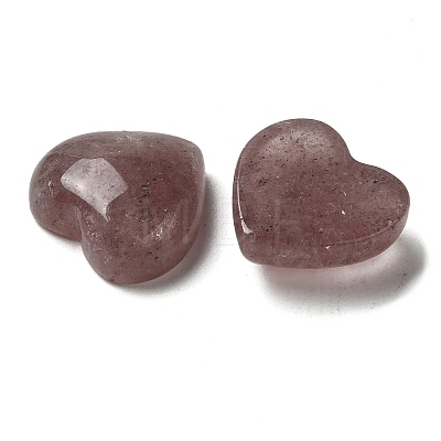 Natural Strawberry Quartz Cabochons G-N343-10-1