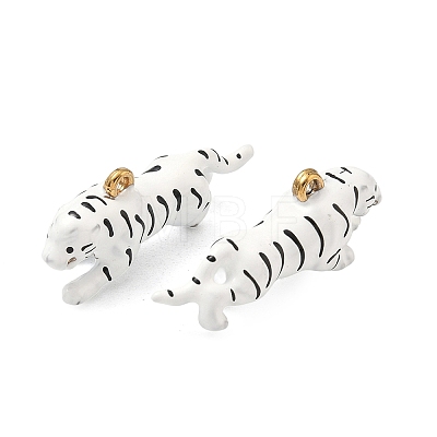 304 Stainless Steel Enamel Pendants STAS-F347-05G-1