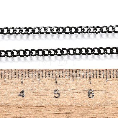 304 Stainless Steel Curb Chain Necklaces NJEW-L162-01A-B-1