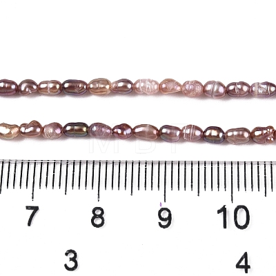 Natural Cultured Freshwater Pearl Beads Strands PEAR-N012-02H-02-1