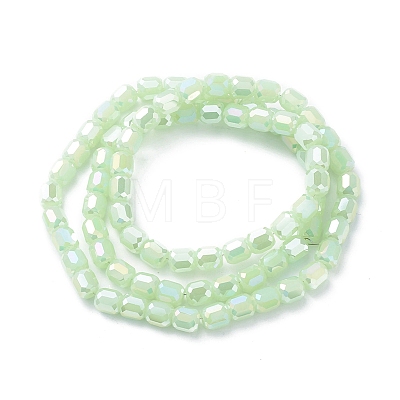Imitation Jade Glass Beads Strands EGLA-K015-04C-1