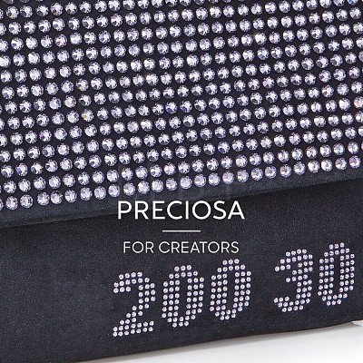 Preciosa® MAXIMA Crystal No Hotfix Flatback Stones Y-PRC-NSS12-00030-251-1