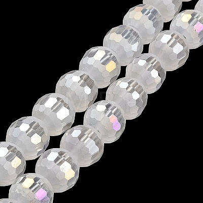 Electroplate Glass Beads Strands EGLA-Z001-03A-AB03-1