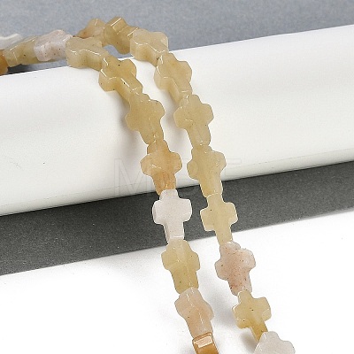 Natural Topaz Jade Beads Strands G-I369-A10-01-1