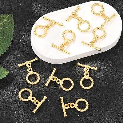SHEGRACE Brass Toggle Clasps XGR0121G-156G-1