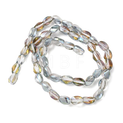 Electroplate Glass Beads Strands EGLA-L045-C-1