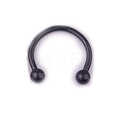 303 Stainless Steel Circular/Horseshoe Barbell Nose Rings WG86D19-06-1