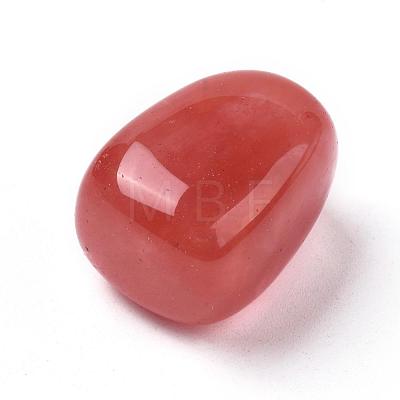 5Pcs Cherry Quartz Glass Beads G-FS0002-06-1