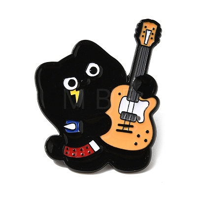 Musician Cat Enamel Pins JEWB-K037-01D-EB-1