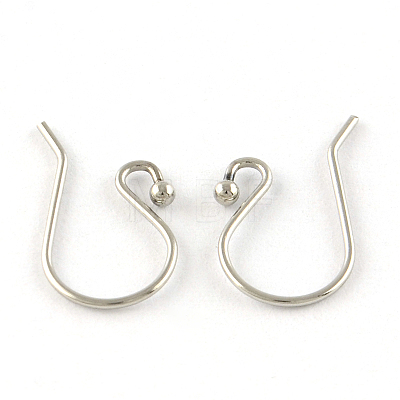 Tarnish Resistant 201 Stainless Steel Earring Hooks STAS-R063-33-1