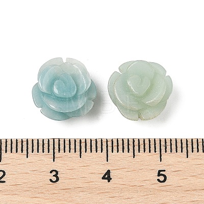Natural Flower Amazonite Beads G-O156-C-19-1