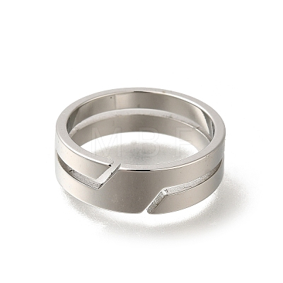 304 Stainless Steel Rings for Women RJEW-S238-07P-1