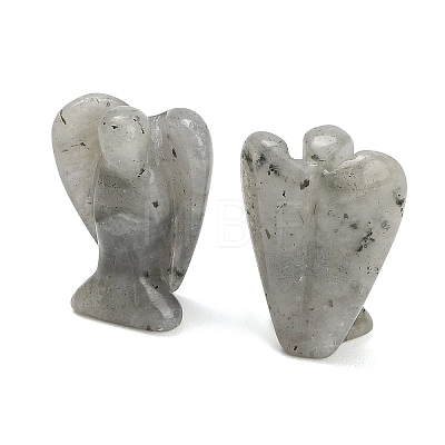 Natural Labradorite Gemstone Carved Angle Figurines GG-CBA8396-A10-1