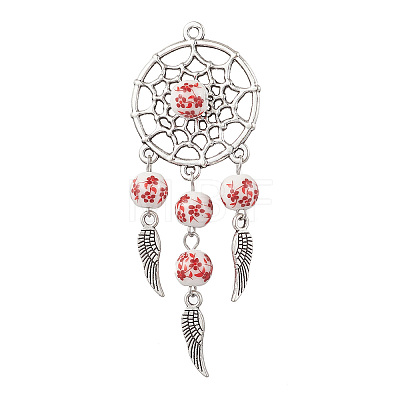 Tibetan Style Alloy Big Pendants PALLOY-JF04454-02-1
