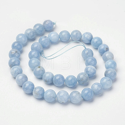 Natural & Dyed Malaysia Jade Bead Strands G-P234-01-6mm-1