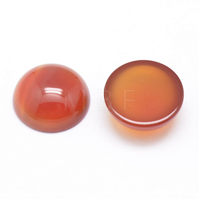 Natural Carnelian Cabochons X-G-P215-15-12mm-1