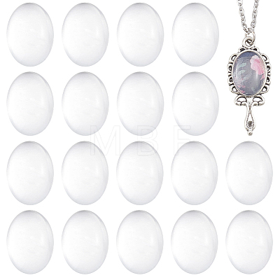 200Pcs Transparent Glass Cabochons GGLA-BBC0001-03-1