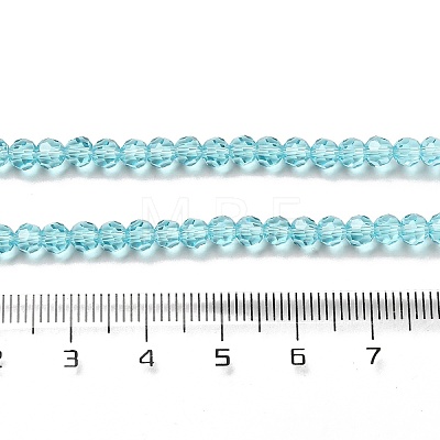 Transparent Glass Beads EGLA-A035-T4mm-D08-1