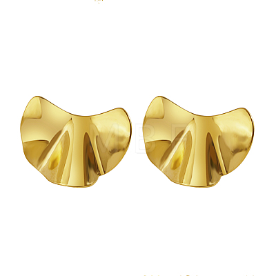 Stylish Stainless Steel Irregular Stud Earrings EG3704-1-1