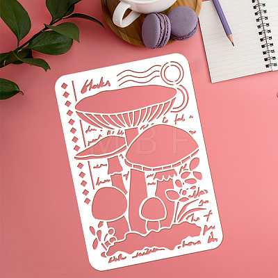 Plastic Drawing Painting Stencils Templates DIY-WH0396-366-1