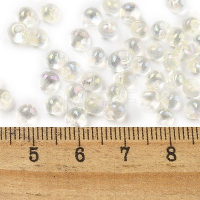 6/0 Inside Colours Glass Seed Beads SEED-A034-03I-1