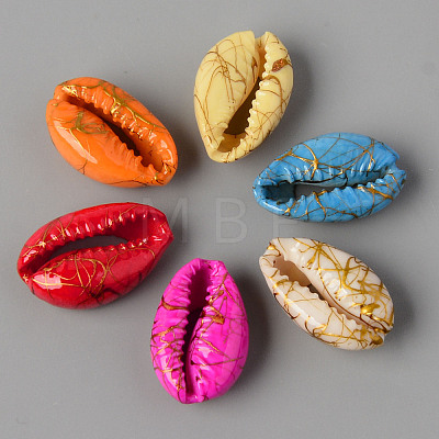Natural Cowrie Shell Beads SSHEL-N0232-08-1
