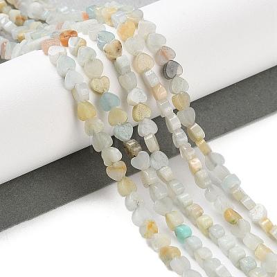 Natural Flower Amazonite Beads Strands G-M403-A34-01-1