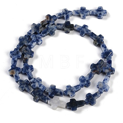 Natural Blue Spot Jasper Beads Strands G-I369-A03-01-1