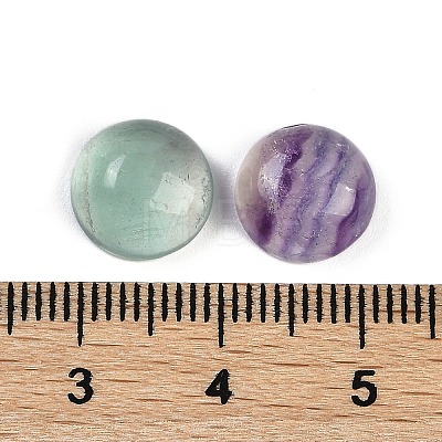 Natural Colorful Fluorite Cabochons G-I370-06A-1