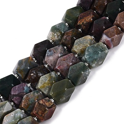 Natural Indian Agate Beads Strands G-Q608-11B-1