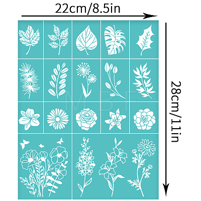 Self-Adhesive Silk Screen Printing Stencil DIY-WH0338-241-1