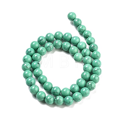 Synthetic Turquoise Beads Strands TURQ-H038-8mm-XXS11-1