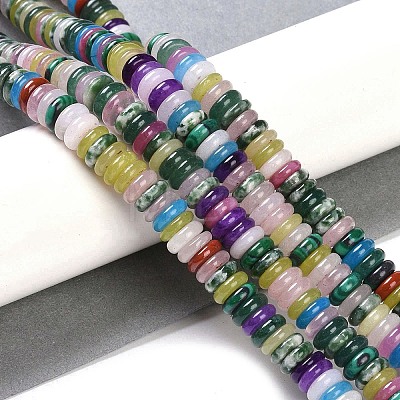 Natural & Synthetic Mixed Stone Beads Strands G-Q159-B12-01-1