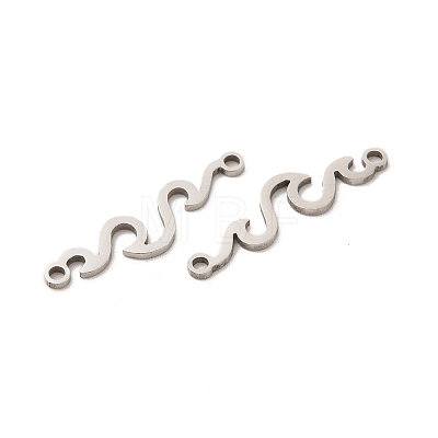 201 Stainless Steel Connector Charms STAS-K251-081P-1