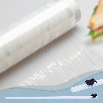 Plastic Reusable Cling Film Slide Cutter AJEW-WH0314-258-1
