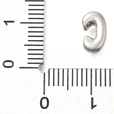 304 Stainless Steel Slide Charms STAS-B075-37P-C-1