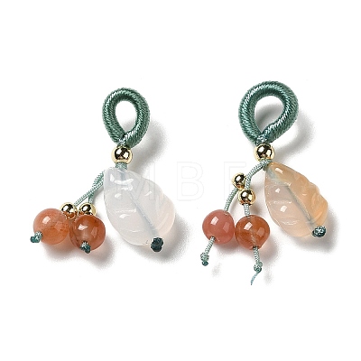 Natural Jade Pendants G-M409-09-1