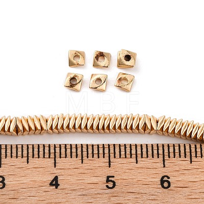 Electroplated Synthetic Non-magnetic Hematite Beads Strands G-G849-07A-LG-1