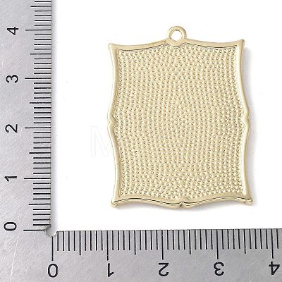 Brass Pendant Cabochon Settings KK-V005-01G-04-1