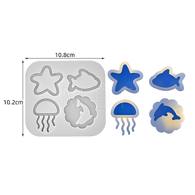 DIY Silhouette Silicone Quicksand Mold PW-WG31256-02-1