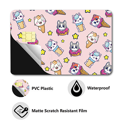 PVC Plastic Waterproof Card Stickers DIY-WH0432-084-1