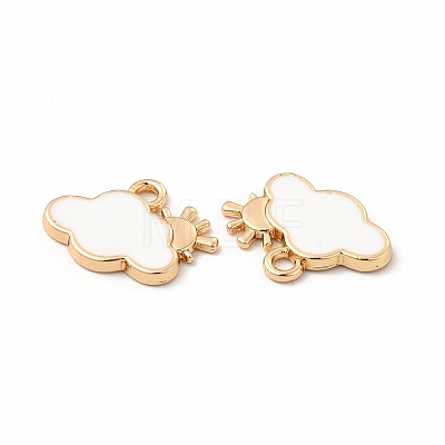 Alloy Enamel Charms FIND-A025-18G-03-1