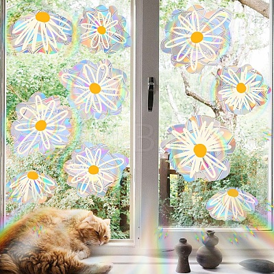 Daisy Rainbow Prism Electrostatic Window Stickers PW-WGD6411-01-1