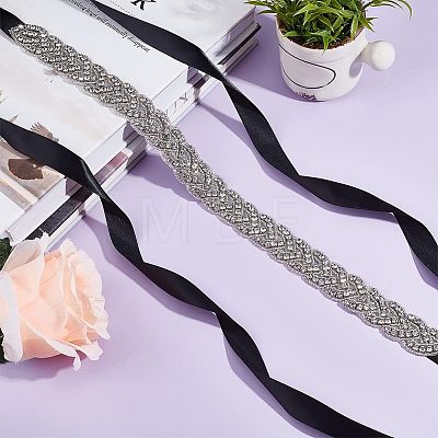 Polyester Bridal Belts DIY-WH0043-02A-1