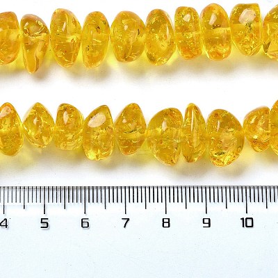 Resin Imitation Amber Beads Strands RESI-Z017-02A-1