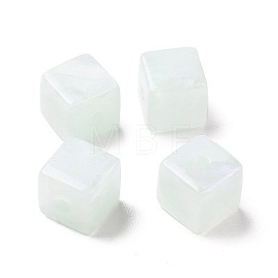 Opaque Acrylic Beads OACR-E014-18G-1