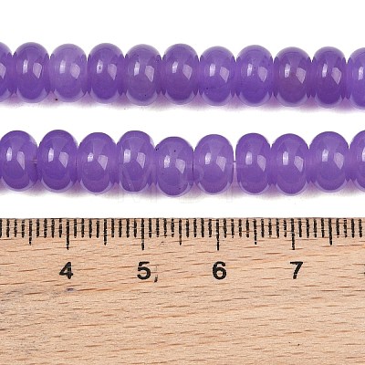 Natural Deyd White Jade Beads Strands GG-CBAD029-B04-5x8mm-1